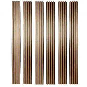 Фасадная реечная панель CM Wall DUAL Teak (Тик), 26x219х3000/4000 мм. ЧЕРНЫЙ / КАРАМЕЛЬ